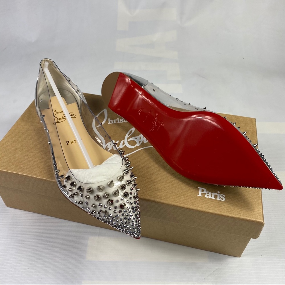 Christian Louboutin Women's Grotika Flats 38.5 NEW - Picture 4 of 16